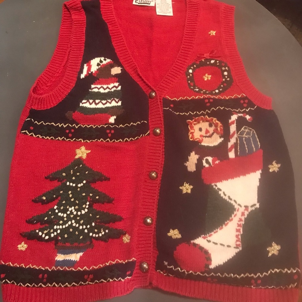 RAGGETY ANN  CHRISTMAS VEST
